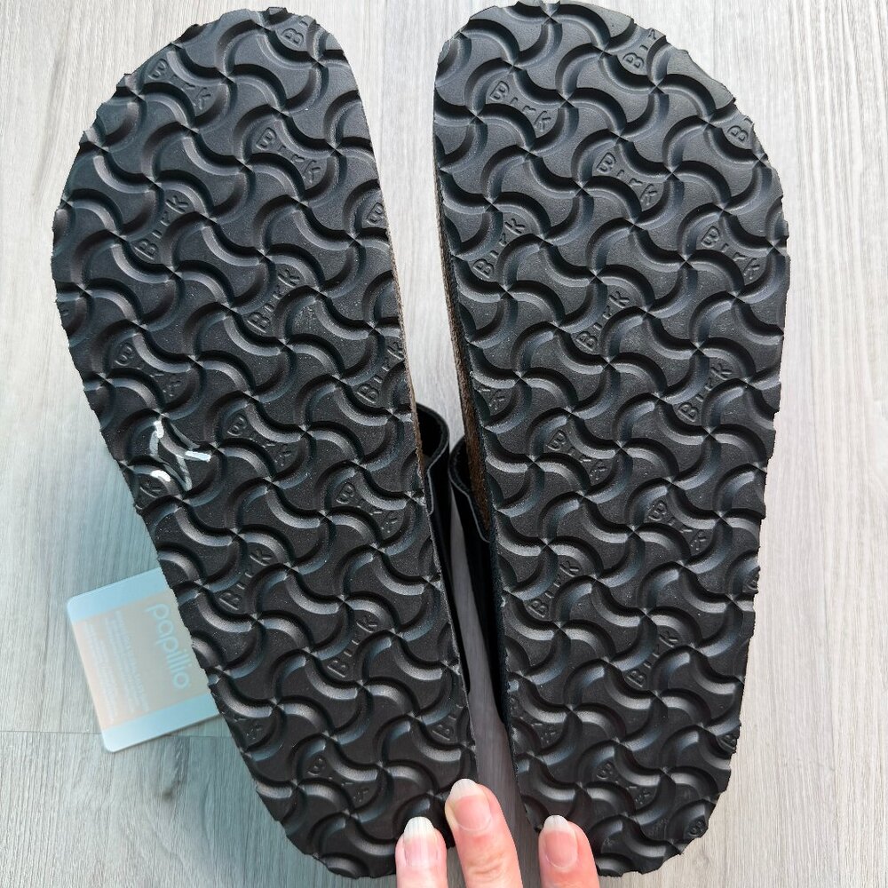 NEW NWT Birkenstock - Papillio Gizeh Platform Vegan Black - 2 Sizes Available - Picture 12 of 16